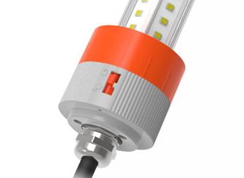 Vangverlichting Buisverlichting (60cm, 150 ) De buisverlichting van Powerlamps heeft roteerbare end caps en kan daardoor eenvoudig bevestigd worden.