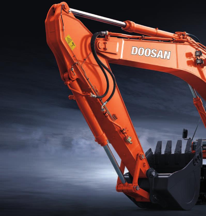 De DOOSAN DX480LC hydraulische graafmachine: Een nieuw model met Ontdek de innovaties!