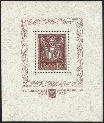 1929 sloeg Liechtenstein ook een nieuwe weg in bij het uitgeven van postzegels. Fotografie en nieuwe druktechnieken deden hun intrede.
