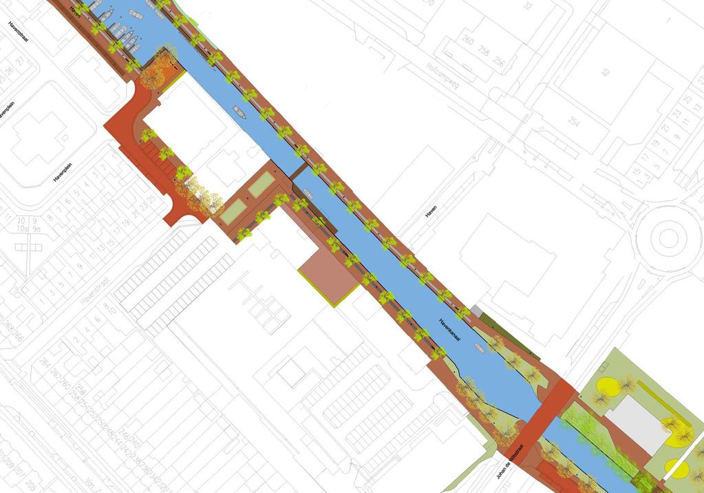 De Werven Vooruitlopend op de ontwikkeling van het gehele gebied van De Werven, wordt het kadeprofiel op deze locatie toegepast.