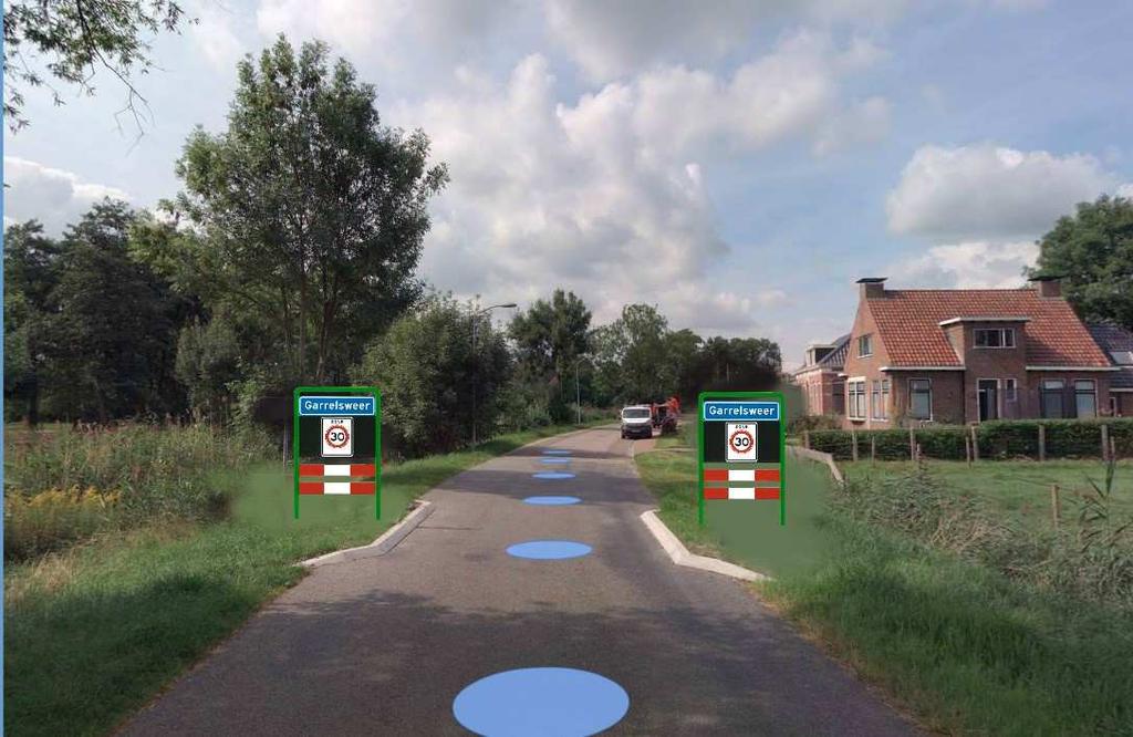 A wegen De Zeerijperweg De Lopsterweg Een deel van de Borgweg/Tolweg De Zijldijksterweg Transformatie Dorpsentree