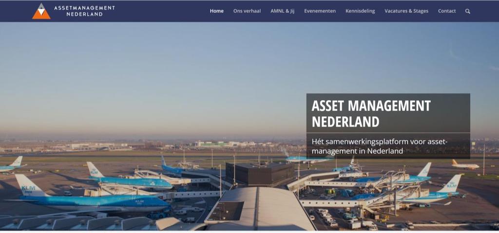 Registreren website AssetManagement Nederland 1. Ga naar de website amnederland.