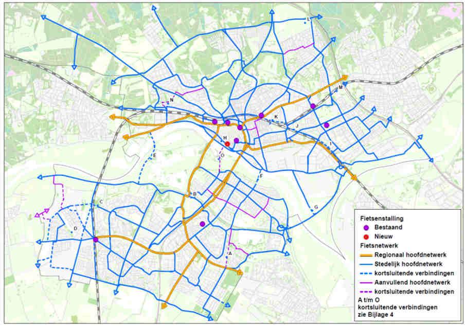 Het beleid van de gemeente Arnhem ligt vast in de Beleidsnota Fietsverkeer - nieuwe verbindingen, nieuwe fietsers - (2013).