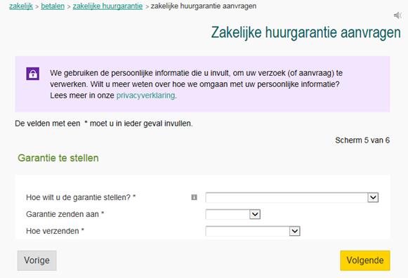 5.1 5.1 Hoe wilt u de garantie stellen? Kies één van de onderstaande opties: Directe /rechtstreekse garantie van ABN AMRO Bank N.V. Indien de begunstigde de garantie wil ontvangen van ABN AMRO Bank N.