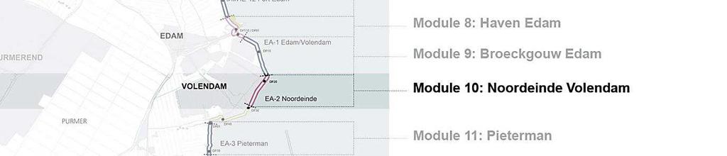 38 van 255 Figuur 19: Ligging module 10: Noordeinde Volendam 2.5.11 Pieterman (module 11) In het noorden van deze module liggen de historische waardevolle molensluis en molen.