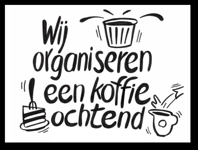 Koffie inloopochtend Tijdens deze koffieochtenden staat de koffie, thee en vers gebakken lekkers voor jullie klaar.