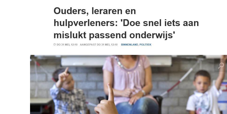 Leerrecht: van ideaal naar uitvoering het in staat stellen van personen met een handicap om effectief te participeren