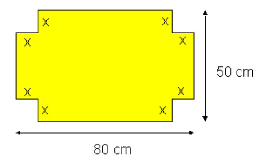 Voorbeeld Je hebt een rechthoekig stuk karton met afmetingen 80 cm bij 50 cm. Daaruit moet je een doos vouwen (zonder deksel!) met een zo groot mogelijke inhoud.