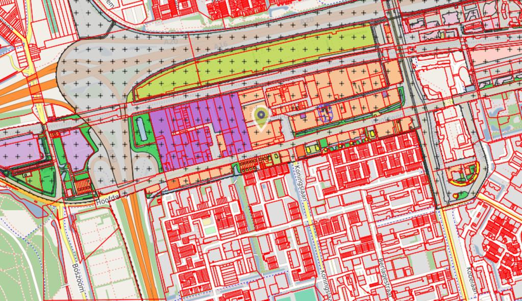 Bestemmingsplan Het geheel valt onder de regels van het bestemmingsplan "Alexanderknoop" d.d. 22-11-2017 van de Gemeente Rotterdam en is bestemd voor "Gemengd -3".