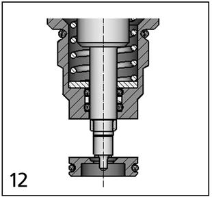 Ventiel open Regelinstelling ventiel Ventiel gesloten en T < 55 C / T < 43 C / T < 61 C T < 58 C / T < 46 C / T < 64 C in reinigingstoestand 4.2 