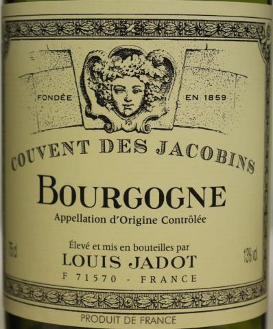 4. BOURGOGNE LOUIS JADOT COUVENT DES JACOBINS