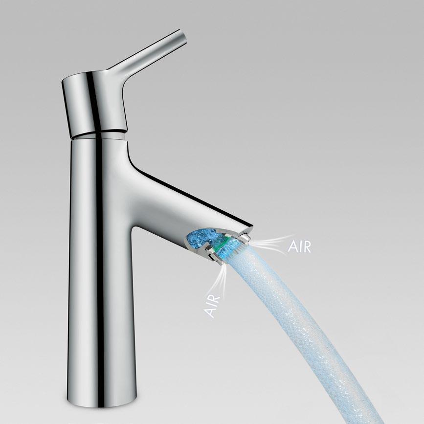 Talis Technologieën ECOSMART TECHNOLOGIE Water slim gebruiken met behoud van comfort.