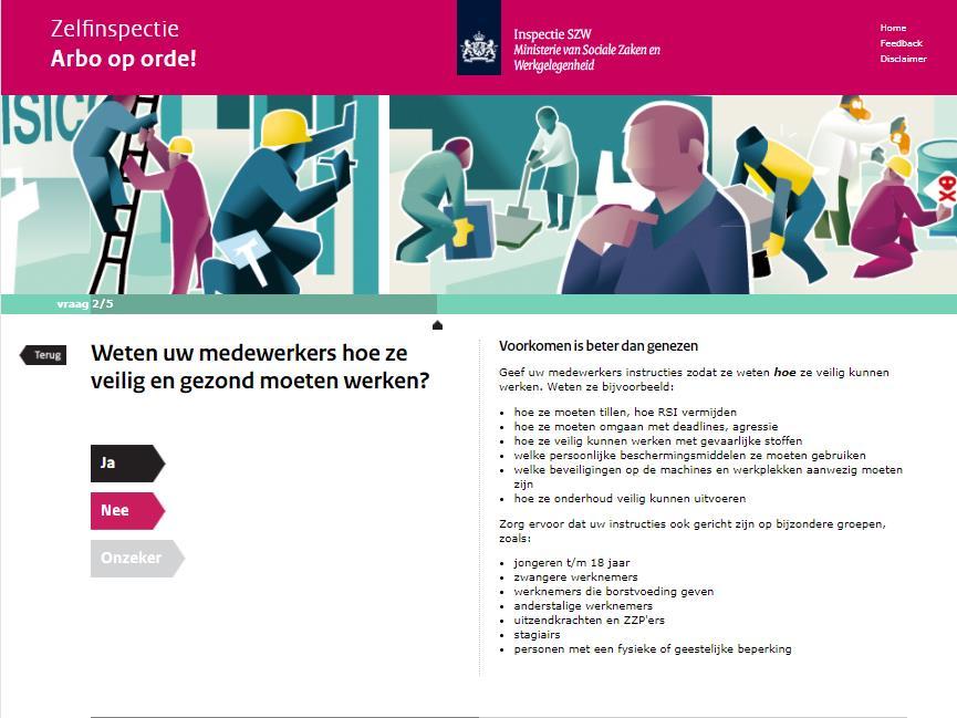 2/4 Voeren leidinggevenden en medewerkers verbeteringen door met betrekking tot gezond en veilig werken?