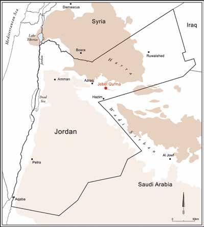 AZRAQ JORDANIË De beste omschrijving van dit desolate gebied bij Azraq, Jordanië, komt misschien wel van een Engelse legerofficier die in het begin van de vorige eeuw deze streek bezocht: Except for