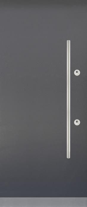 2 montage van de deurgrepen UNIEK PRODUCTKENMERK Montage is mogelijk met schroeven of door de deur heen. Beide deurgreeptypes enkelzijdig en dubbelzijdig kunnen op deze wijze worden bevestigd.