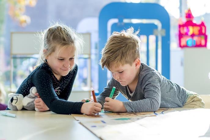 Bewaren van werkjes Op school houden we van ieder kind een bewaarmap bij. Hierin zit van elk thema een werkje. Deze map krijgen ze op het einde van het schooljaar mee naar huis.