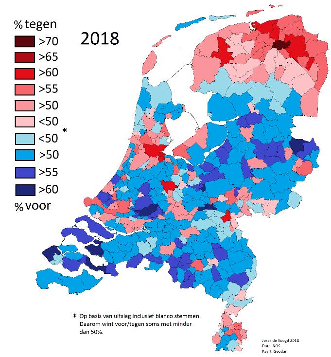 In Noordwest, Overvecht, Zuidwest en Vleuten De Meern zijn nog enkele stembureaus te vinden waar de opkomst onder de 30% ligt.