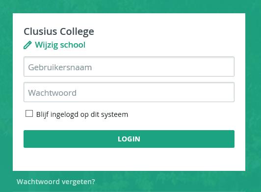 2.2 Wachtwoord vergeten Klik op de tekst wachtwoord vergeten?