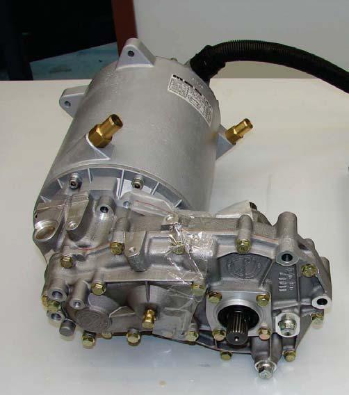 Elektromotor/versnellingsbak vermogen 50 kw (dieselmotor: 45 kw) max.