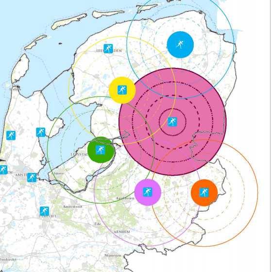 Een aantal belangerijke punten uit dit onderzoek van het Mulier Instituut: De straal van twintig kilometer rond het centrum van Hoogeveen