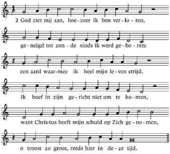 Hij brengt al Zijn kinderen thuis Op de wolken, op de wolken. Hij brengt al Zijn kinderen thuis In 't huis van heerlijkheid. (Refrein) Collecten: 1. Woord en Daad 2. Kerk en eredienst 3.