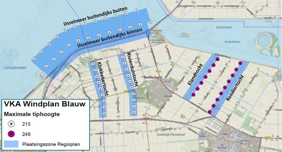 1 AANLEIDING Dit verlichtingsplan gaat over een windpark in het gebied rondom Swifterbant in Flevoland: Windplan Blauw.
