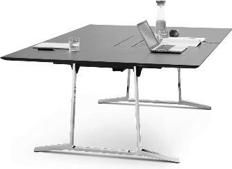 skill vergadertafels Design: Andreas Krob Het tafelsysteem skill werd ontwikkeld met het doel om zich gemakkelijk aan de snel veranderende communicatiebehoefte aan te passen.