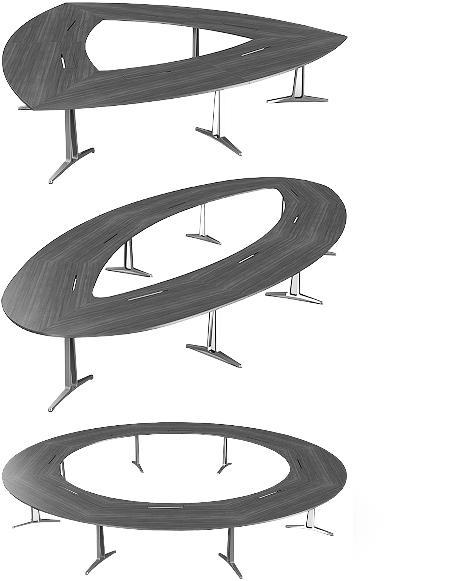 skill modulaire tafel Design: Andreas Krob skill modulaire tafel: de flexibele communicatiesnelweg. Het elegante, lichte design is kenmerkend voor onze productserie skill.