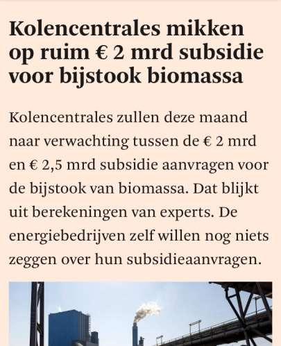 Kolencentrales op biomassa?