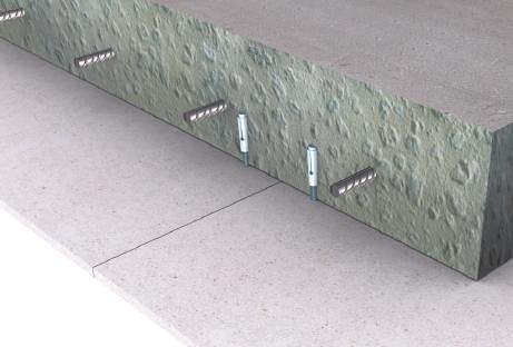 Betonnen vloeren 22 Bescherming met PROMATECT -T dikte 25 mm - R 240 25.22.240 RS05-089 ❸ Onder de betonnen vloer wordt rechtstreeks een laag PROMATECT -T platen 25 mm bevestigd.