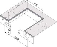 Met brievenbus PL Put Lengte DH