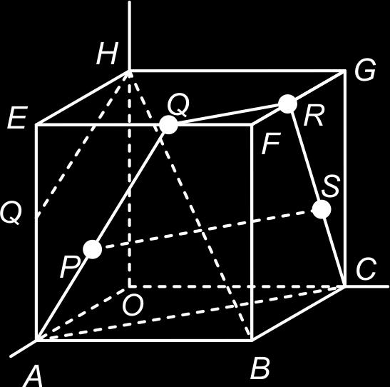 3 Meetkunde met vectoren Coördinaten en vectoren in de ruimte 6 51 a P F = 4, 6 AH= 0 6 6 b P F en AH zijn geen veelvoud van elkaar.