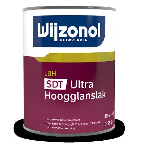 NIEUW SDT Ultra Hoogglanzende aflak met een zeer lange buitenduurzaamheid, hoge aanvangsglans en optimaal glansbehoud op basis van gesiliconiseerde alkydhars met Super Durable Technology.