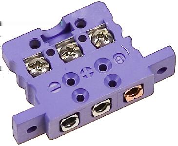 Panel inzetstuk voor thermokoppel en RTD-circuits. Geschikt voor kleine draden en minerale geïsoleerd kabel. Derde aansluiting voor aarde of continue afscherming of drie draads RTD's.