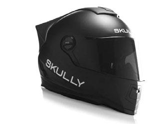 Skully De start-up Skully, met basis in San Francisco, ontwikkelde de helm AR-1 (Augmented Reality 1).
