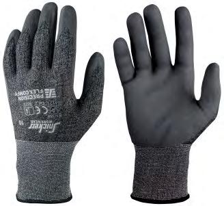 Maten: 7 12 9321-0909 10 paar 9389-0909 100 paar 0909 EN 388 4121 9323 Precision Flex Comfy Gloves Strak en comfortabele naadloze werkhandschoen. Ideaal voor precisiewerk.