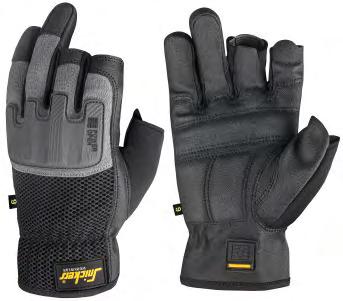 EN 388 0448 3111 9586 Power Open Gloves Vrij en beschermd. Deze verstevigde vingerloze handschoenen combineren betrouwbare bescherming met totale controle in de vingertoppen.
