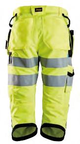 DESIGN 6604 5504 6134 LiteWork, High-Visibility Pirate Werkbroek+ met Holsterzakken, Klasse 2 Wanneer je zichtbaar moet zijn op een warme dag, is deze pirate broek een goede keuze.