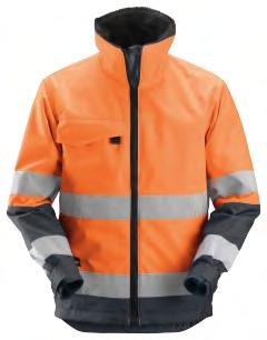 EN 20471 6658 1138 Core High-Visibility Isolerend Jack, Klasse 3 Dit High-Visibility jack heeft een warme voering en heeft een hoge kraag gevoerd met vacht voor optimaal comfort.