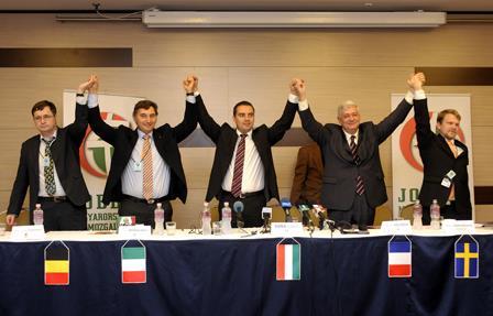 Alliantie van Europese Nationale Bewegingen Voor Rusland Sterke leider Autoritair systeem Jobbik (H),