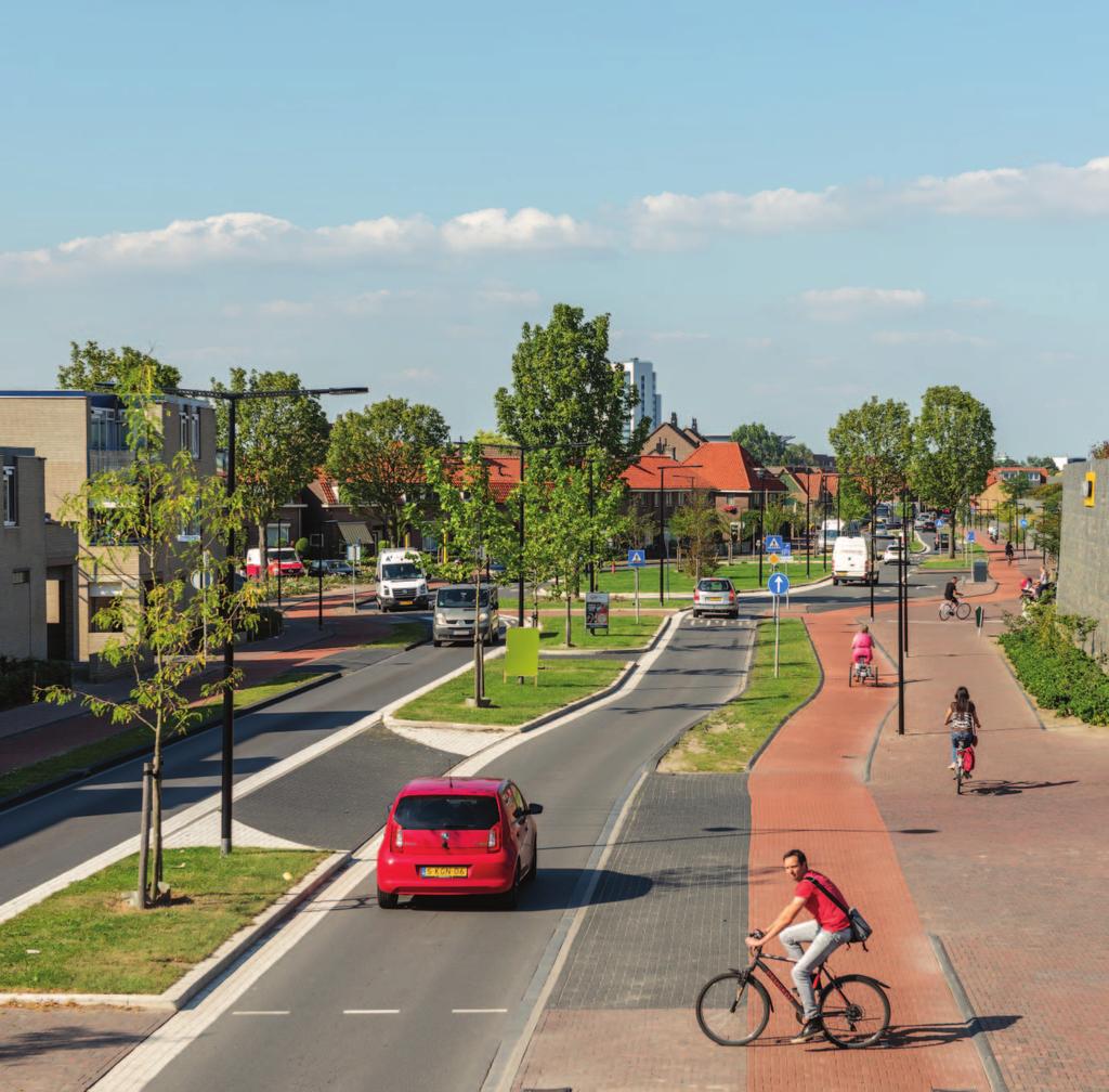 wurck architectuur stedenbouw landschap REPRESENTATIEVE ENTREE Voor de reconstructie van de Binnenhoek zijn verschillende doelstellingen geïntegreerd in een nieuw ruimtelijk beeld voor deze