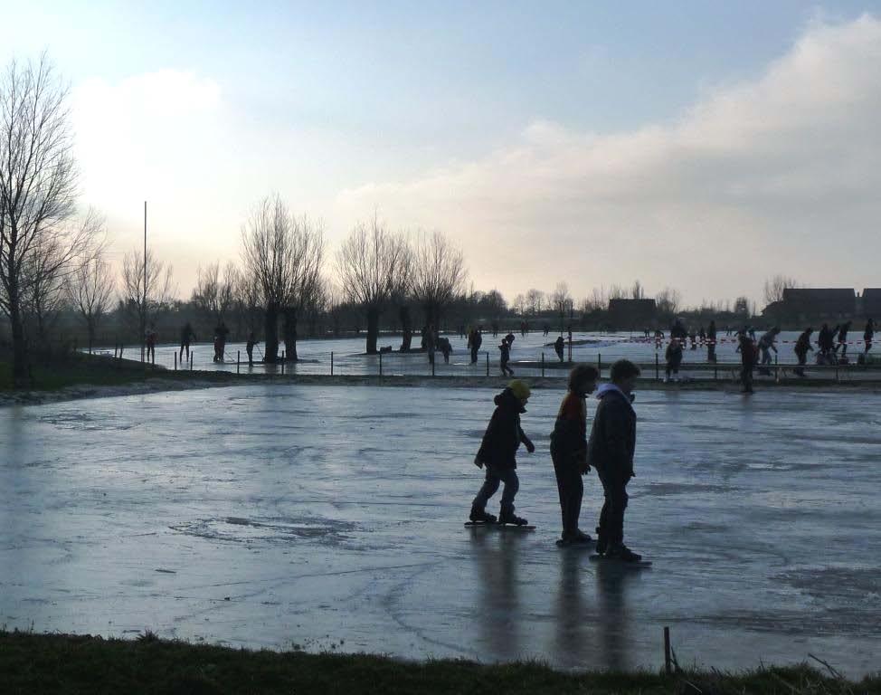 In de ban van schaatsen Terwijl we in Nederland waren, verraste Koning winter Nederland