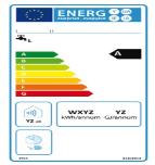 Opwekkingstoestel Voorraadvat Blaue Engel Energy star NF Energielabel Tabel 1: Labels voor sanitair warm water VII.2.1.2 Energielabel Bij sanitair warm water installaties zijn er twee mogelijke energielabels.