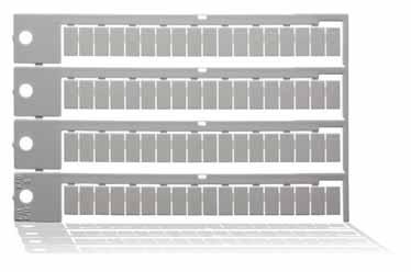 01 Kunststof isolatieplaatje, grijs, naar behoefte te plaatsen tussen de aansluitvoeten 093.01 van het type 93.21, 93.01, 93.02, 93.51, 93.