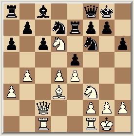 Een bijna reddende zet te noemen! Zwart dreigde 41, Txc3+ met winst! Nu staat de witte koning voldoende veilig!
