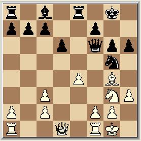 f4 In aanmerking komen hier zeker 7. a3! en ook wel. Pf3, maar dat is minder overtuigend. 7, Le6 8. a3, Lxc3 9. Lxc3, Db6 10. Ld3, 0-0-0 11. Df3, Pge7 12. 0-0-0, Lf5 13. Pe2, Lxd3 14. Txd3, Txd3 15.