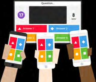 Kahoot is een site waar je een kindvriendelijke quiz kan maken, waarbij de leerlingen via de ipad eenvoudig kunnen