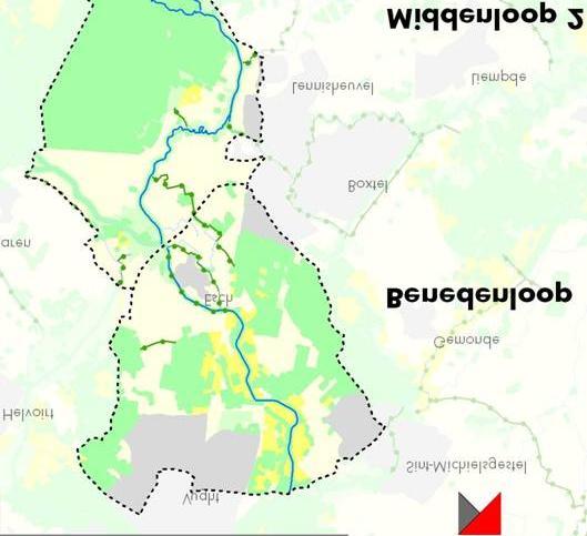 Uitgangssituatie Vught Esch Boxtel Ecologische Hoofdstructuur Bestaande bossen en