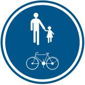 Wanneer er ook geen bermen zijn, dan mag je op de parkeerstroken of op het fietspad lopen. Let wel: op het fietspad moet je voorrang geven aan fietsers en bromfietsers.