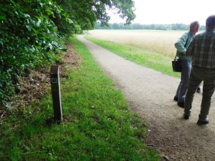 Wandelroute rolstoelen (2 km) 43. Voorbij het speelbos start de officiële route.